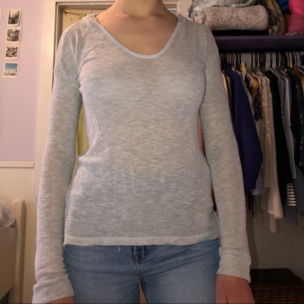 Hooded sweater